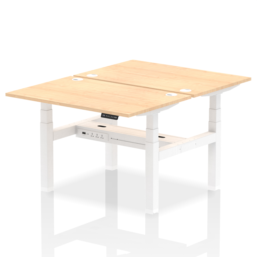 Rayleigh Back-to-Back 2 Person Height Adjustable Bench Desk